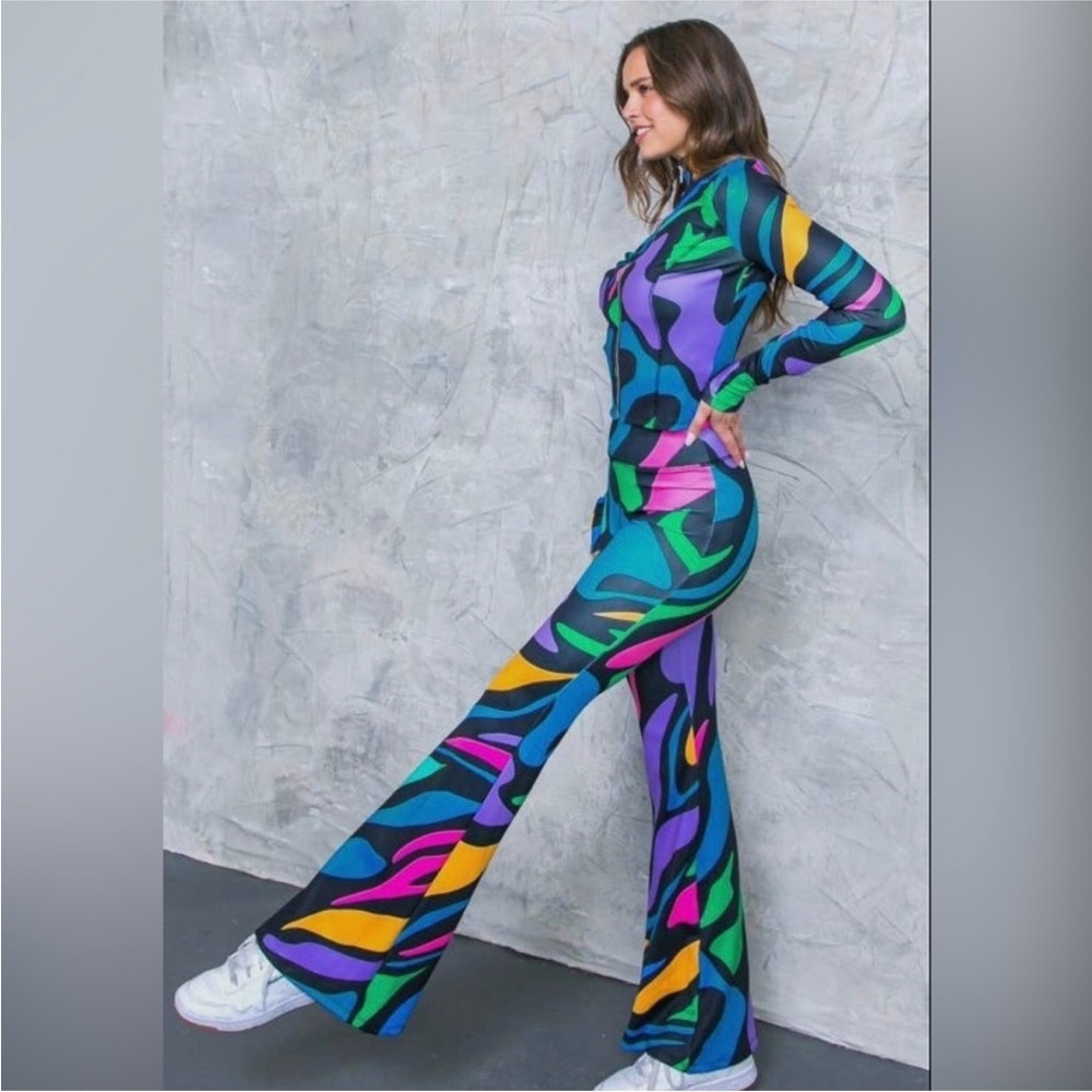 Dani Printed Scuba Tracksuit - Picture 2 of 3